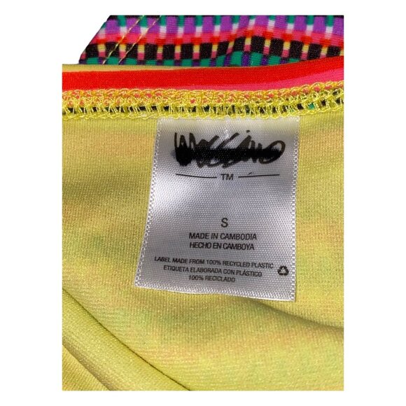 Mossimo Womens Hipster Bikini Bottom S Multicolor Stripe Nylon/Spandex Swimwear - Picture 7 of 8